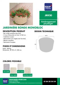 La jardinire - Ocre sable - JRR20.OS