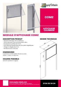 module d affichage sur pied h1m l1m25 com2