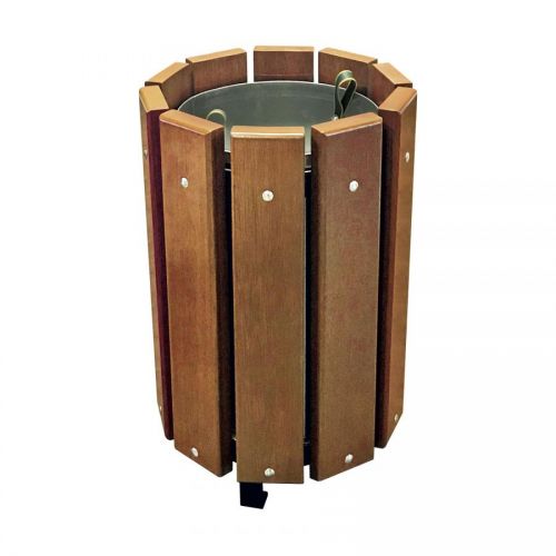 CORBEILLE RONDE BOIS EXO 48L